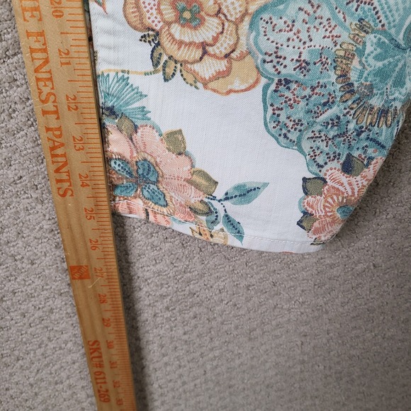 Chicos Jeans Women 2.5 US 14 Multicolor Floral Ankle Colorful Denim‎ Stretch - Picture 7 of 11